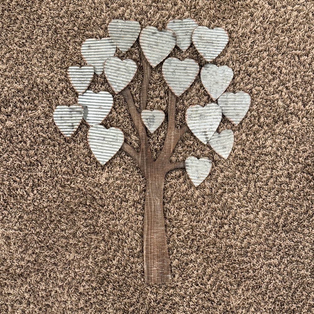 Rustic Heart Tree Wall Decor